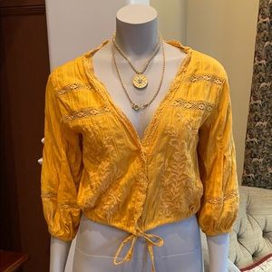 Free people cropped cotton top